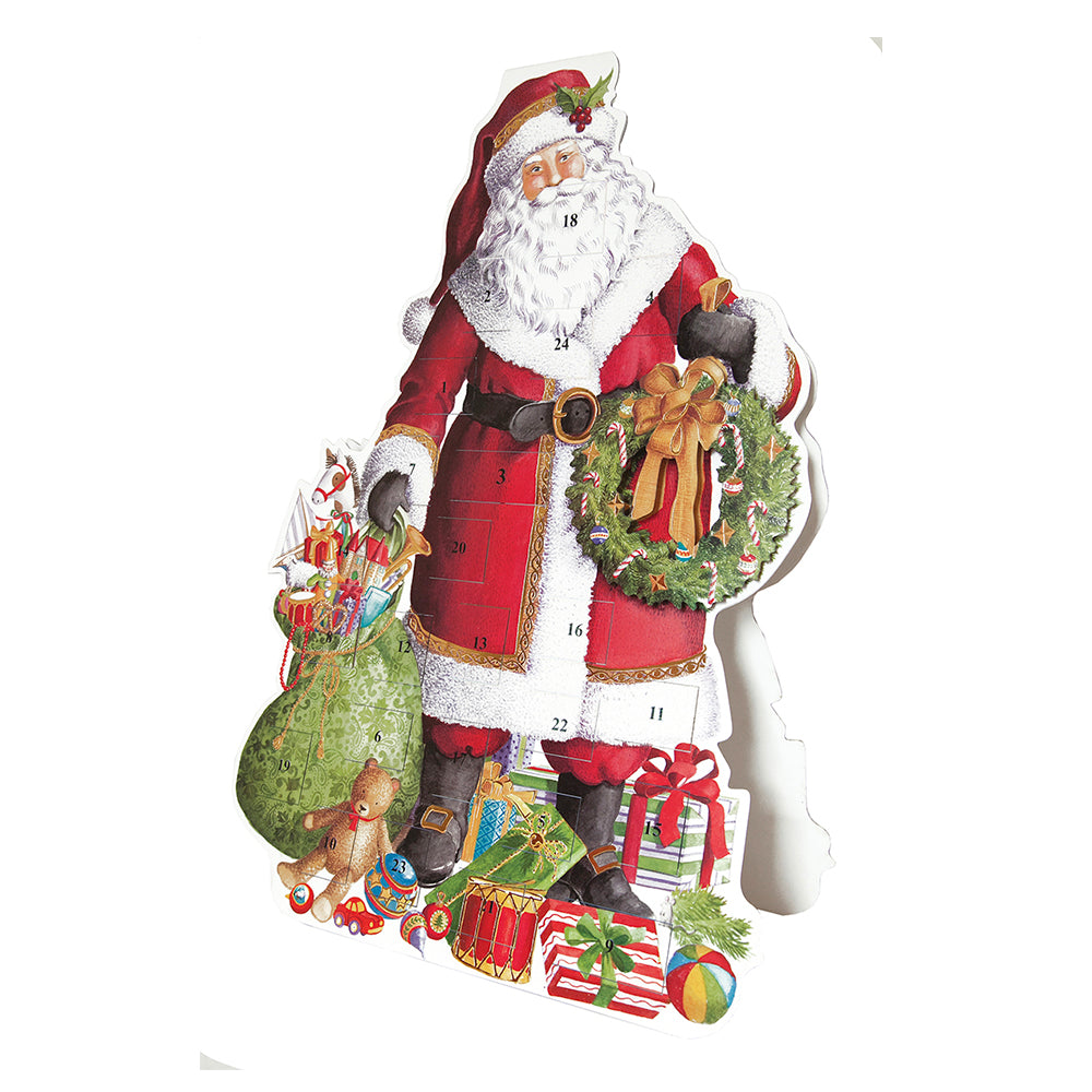 Standing Santa Claus
Die Cut Caspari Advent Calendar by Ingrid Slyder
21.6 x 38cm