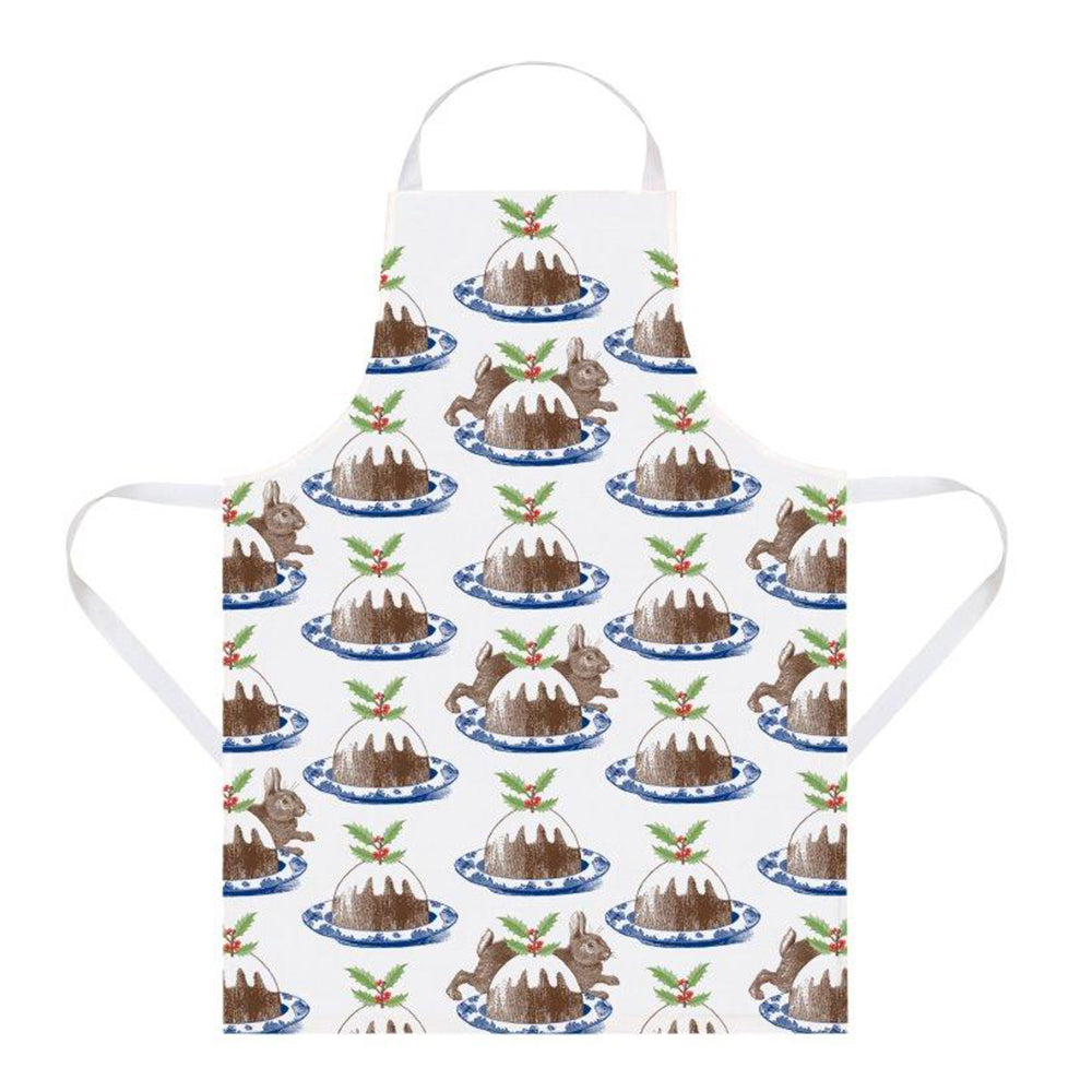 Thornback & Peel Rabbit & Pudding Christmas Cotton Apron 600 x 800mm