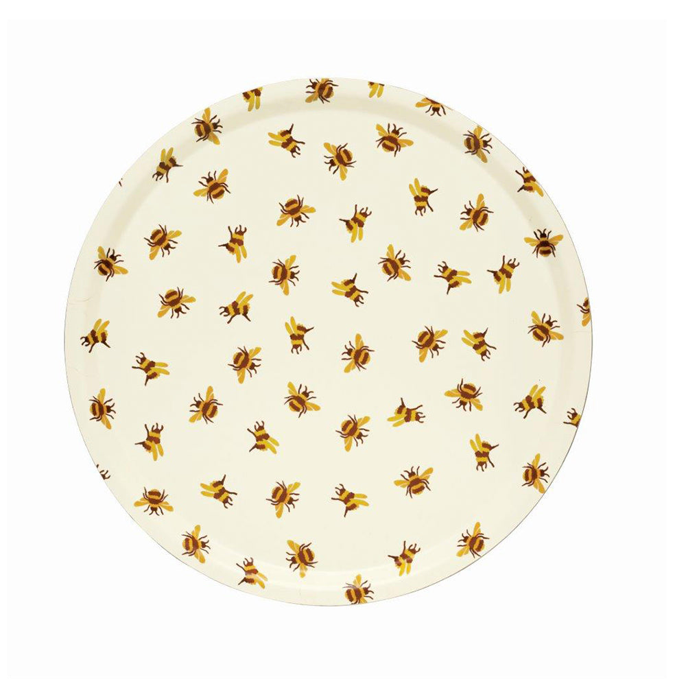 Emma Bridgewater Bee Round Birch Tray 380 (d) mm