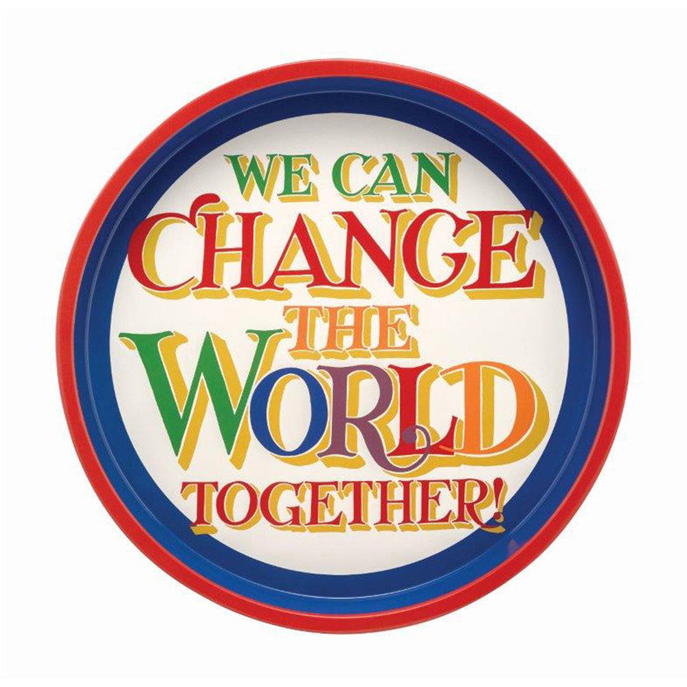 Emma Bridgewater Brighter World Deepwell Tin Tray 300mm (d)