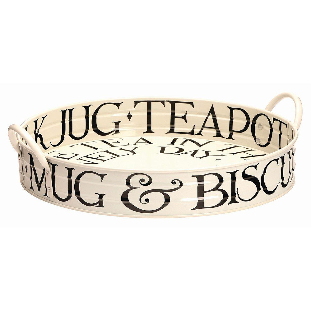 Emma Bridgewater Black Toast Large Tray with handles