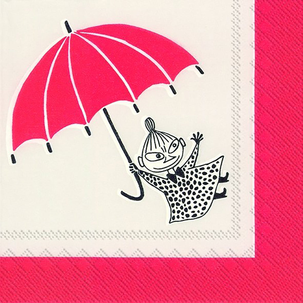Pikku Myy Moomin IHR Paper Cocktail Napkins 25 cm square 3 ply 20 pack