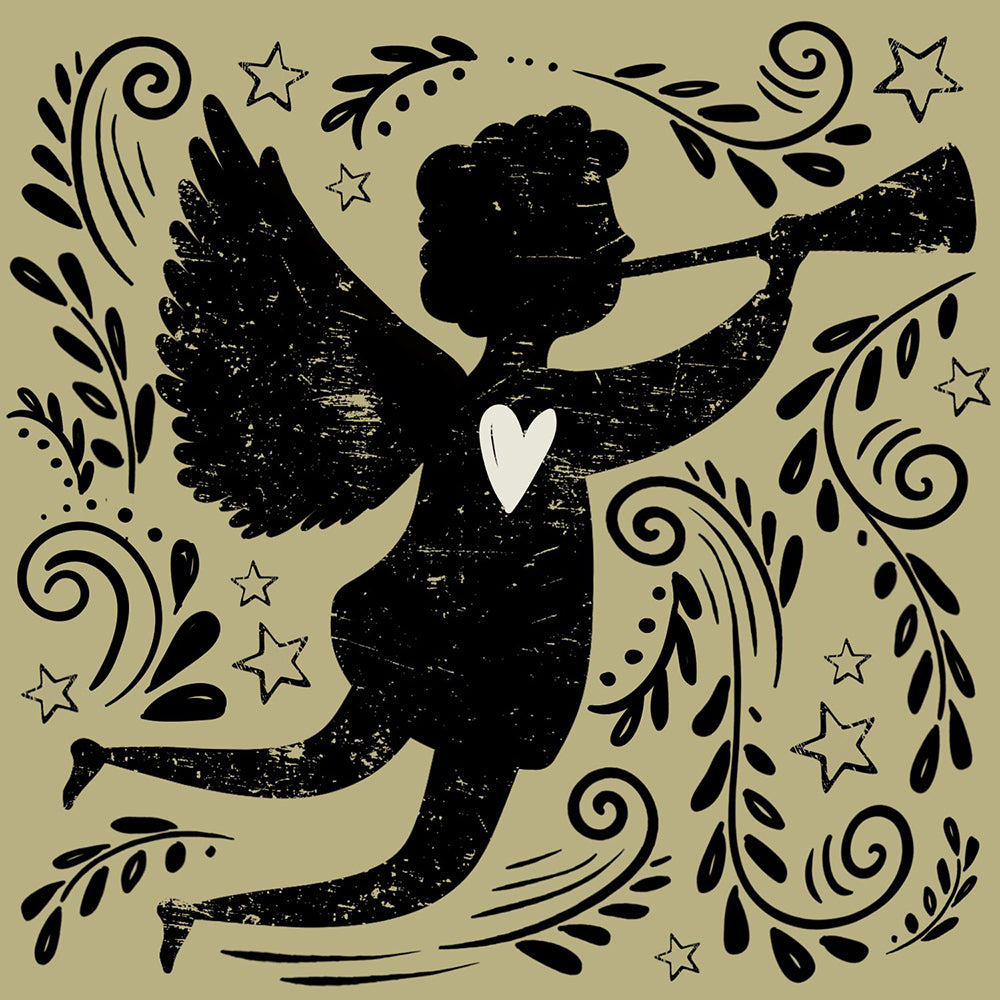 Vintage Angel IHR Paper Cocktail Napkins 25 cm square 3 ply 20 pack