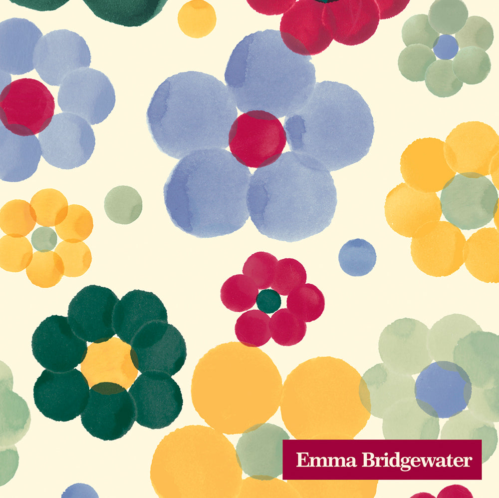 Emma Bridgewater Polka Floral cocktail IHR Paper Cocktail Napkins 25 cm square 3 ply 20 pack