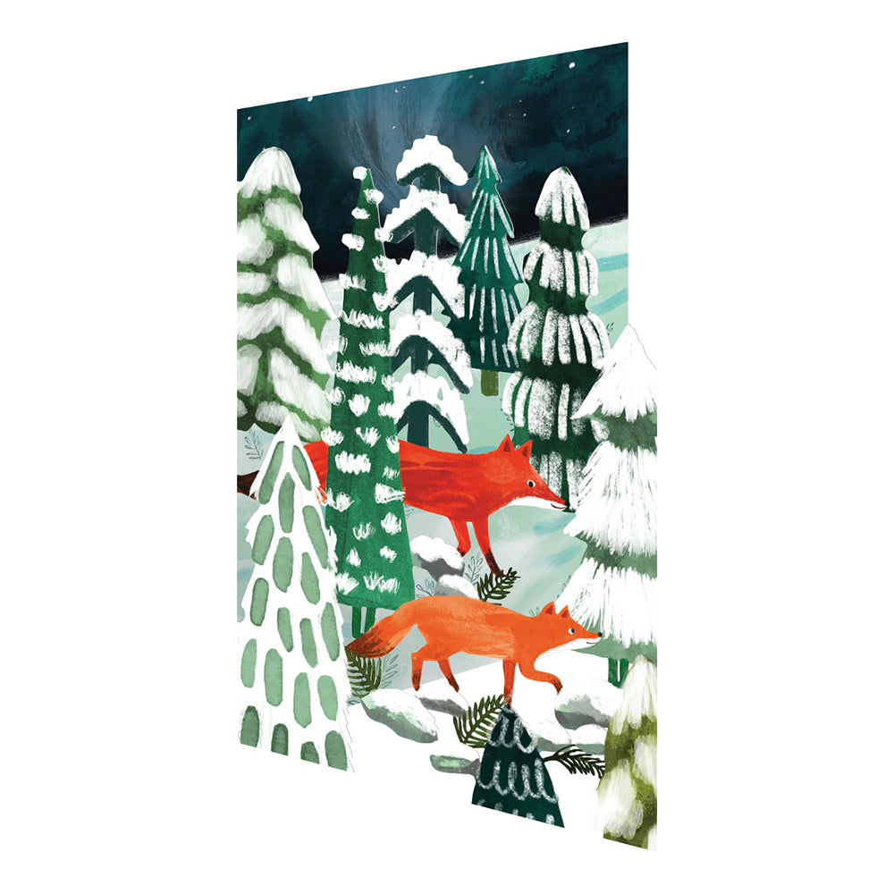Cubs First Christmas Laser Cut Christmas Card 5pk 170 x 120 mm Roger la Borde