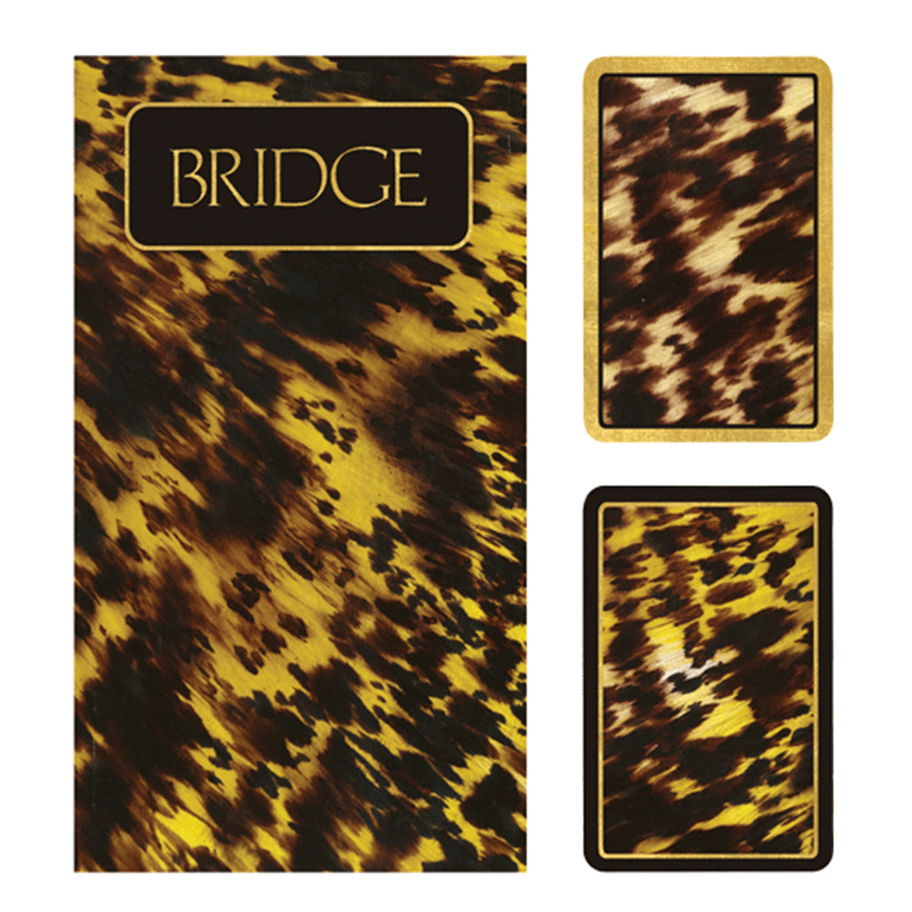 Caspari Bridge Set Tortoise