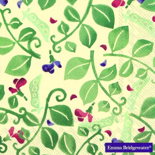 Emma Bridgewater Sweetpea IHR Paper Lunch Napkins 33 cm sq 3 ply 20 pack