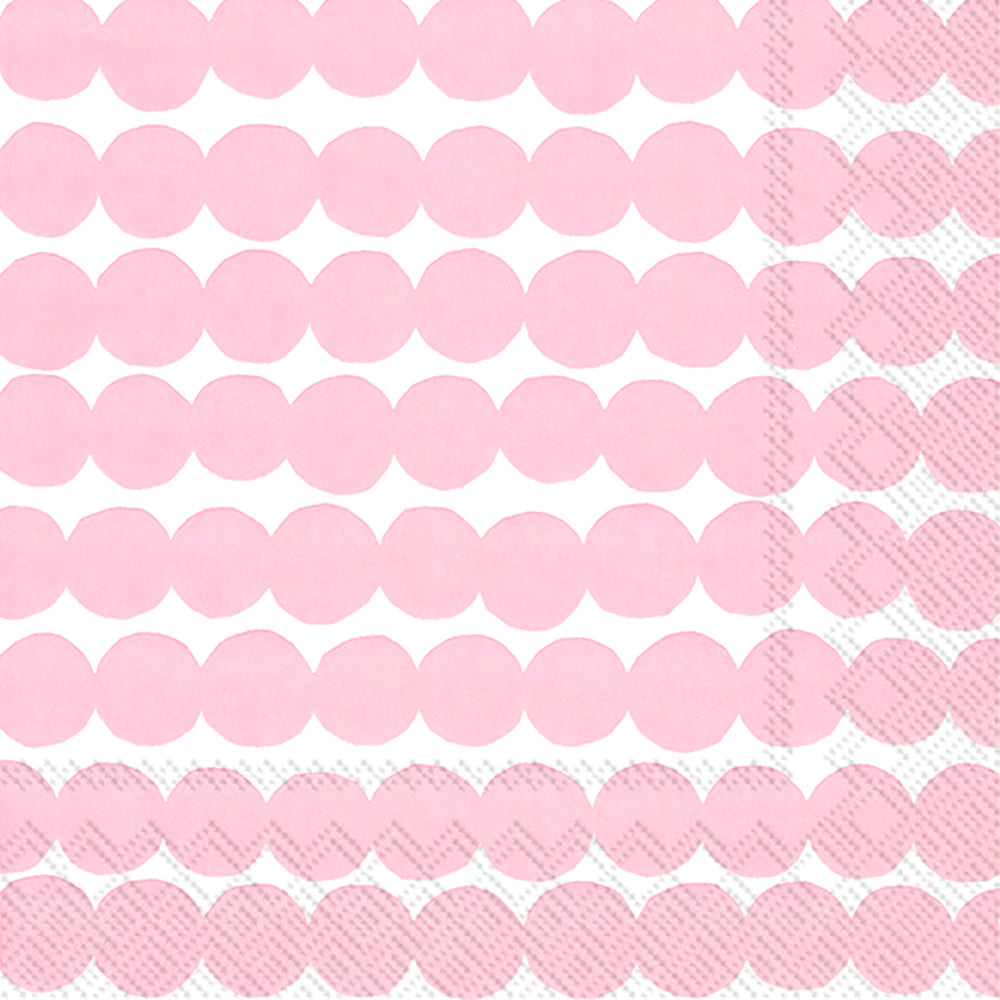 Marimekko Rasymatto White Rose Dots IHR Paper Lunch Napkins 33 cm sq 3 ply 20 pack