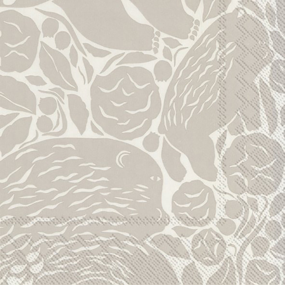 Marimekko Karhuemo Bears cream IHR Paper Lunch Napkins 33 cm sq 3 ply 20 pack