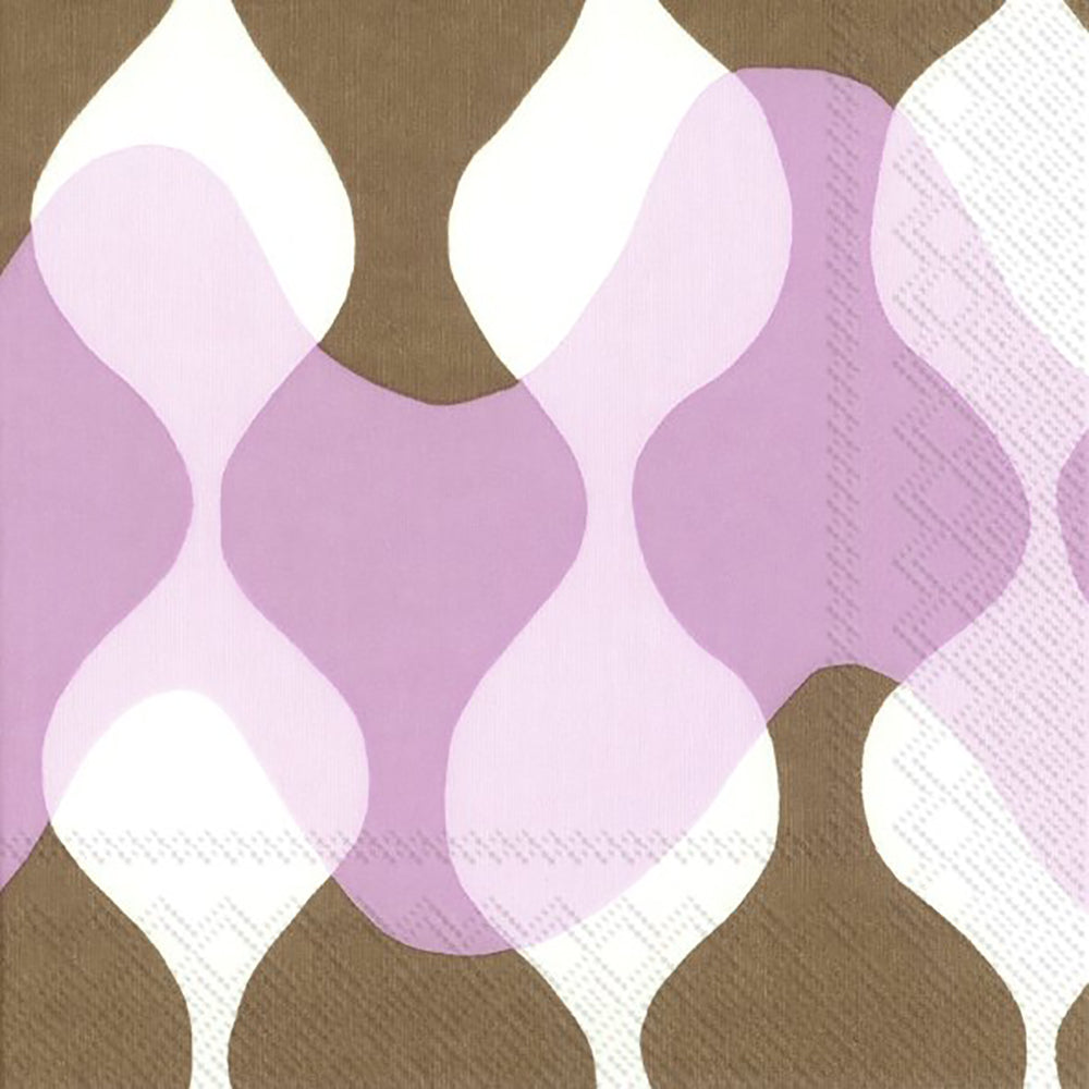 Marimekko LOKKI PERGOLA rose IHR Paper Lunch Napkins 33 cm sq 3 ply 20 pack