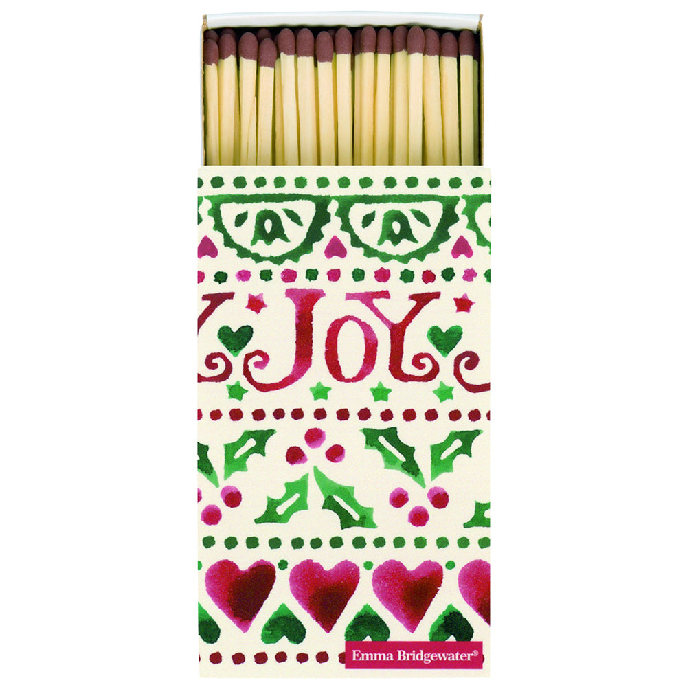 Emma Bridgewater Joy Christmas Long Extra Long Matches