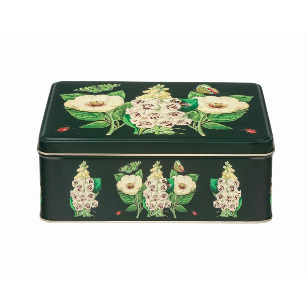 Madame Treacle Midnight Botanical Deep Rectangular Tin 195 x 154 x 75mm