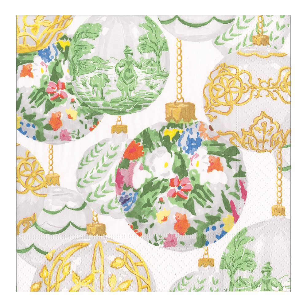 Savannah Christmas Decorations by Dan Gibson Caspari Paper Lunch Napkins 33 cm sq 3 ply 20 pack