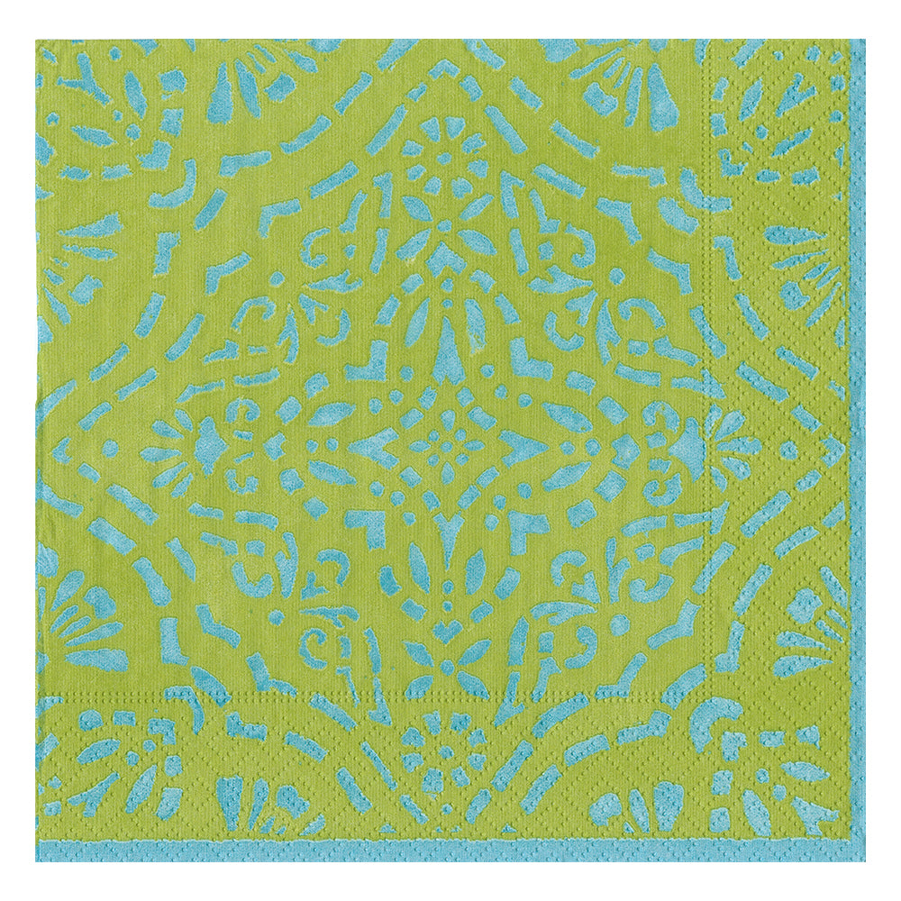Annika Green Caspari Paper Lunch Napkins 33 cm sq 3 ply 20 pack