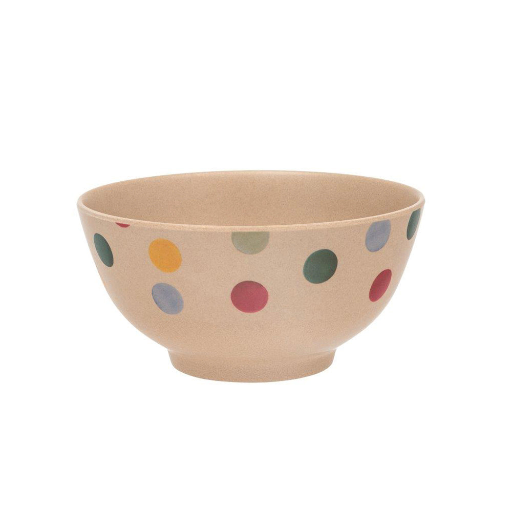 Emma Bridgewater Polka Dot Picnic Bowl Rice Husk 153(d) X 75mm