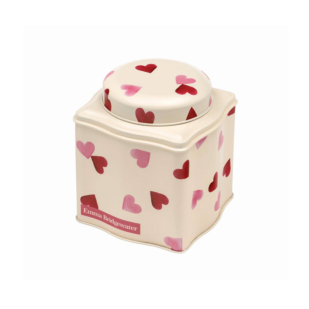 Emma Bridgewater - Hearts Wavy Dome Lid Caddy 105 x 105 x 110 mm