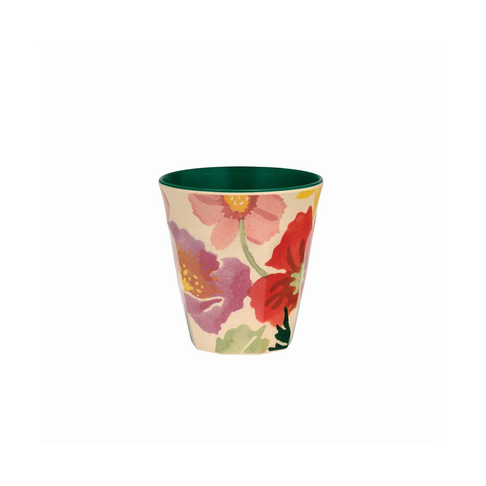 Poppies and Cosmos Melamine beaker 88 (d) x 90mm