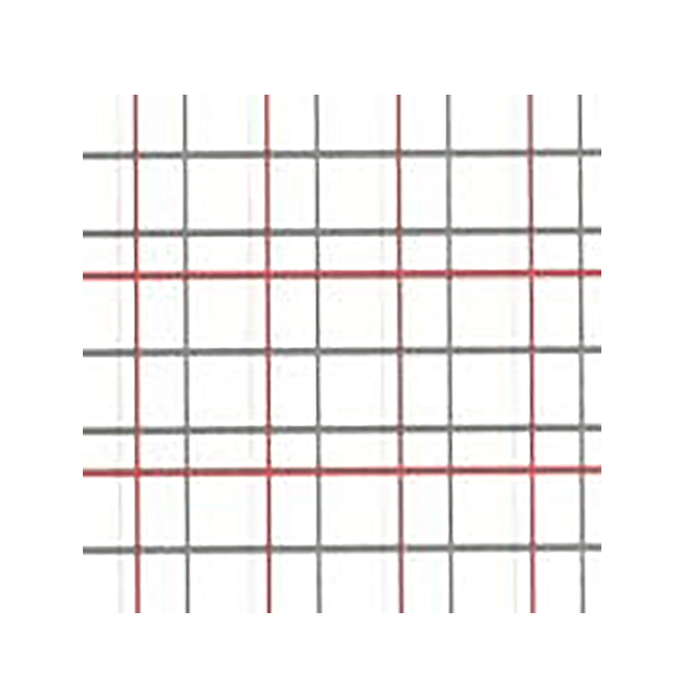 Flannel Plaid Red Grey Tissue Paper 5 Sheets of 20 x 30" Satinwrap Tissue Wrapping Paper