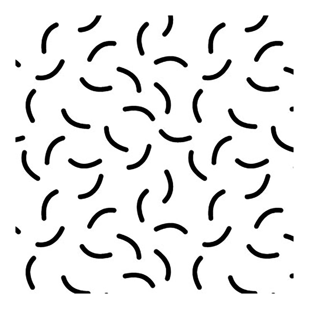 Squiggles Black White Tissue Paper 5 Sheets of 20 x 30" Satinwrap Tissue Wrapping Paper