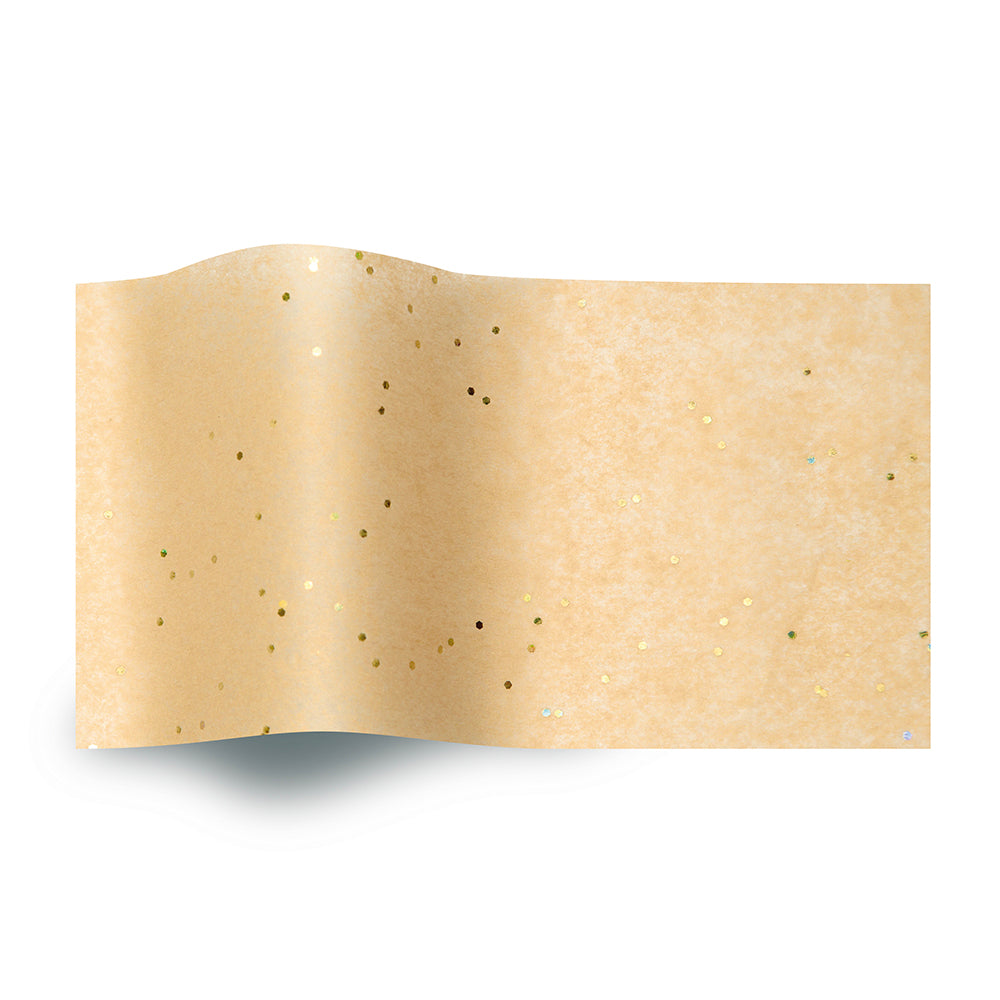 Gold Dust Gemstones Tissue Paper 5 Sheets of 20 x 30" Satinwrap Tissue Wrapping Paper