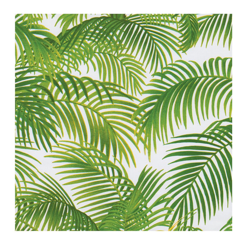 Under the Palms white Caspari Roll Wrap