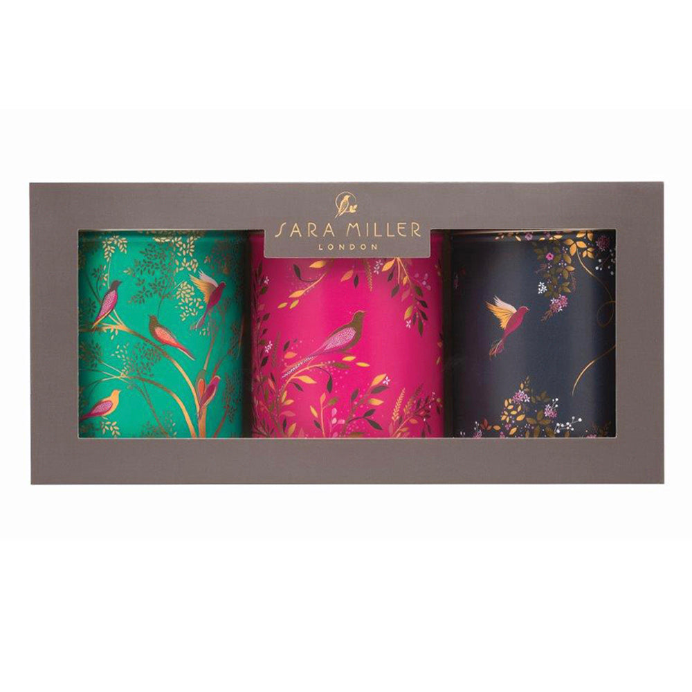 Sara Miller Chelsea Set of 3 Round Caddies 106 (d) x 150mm