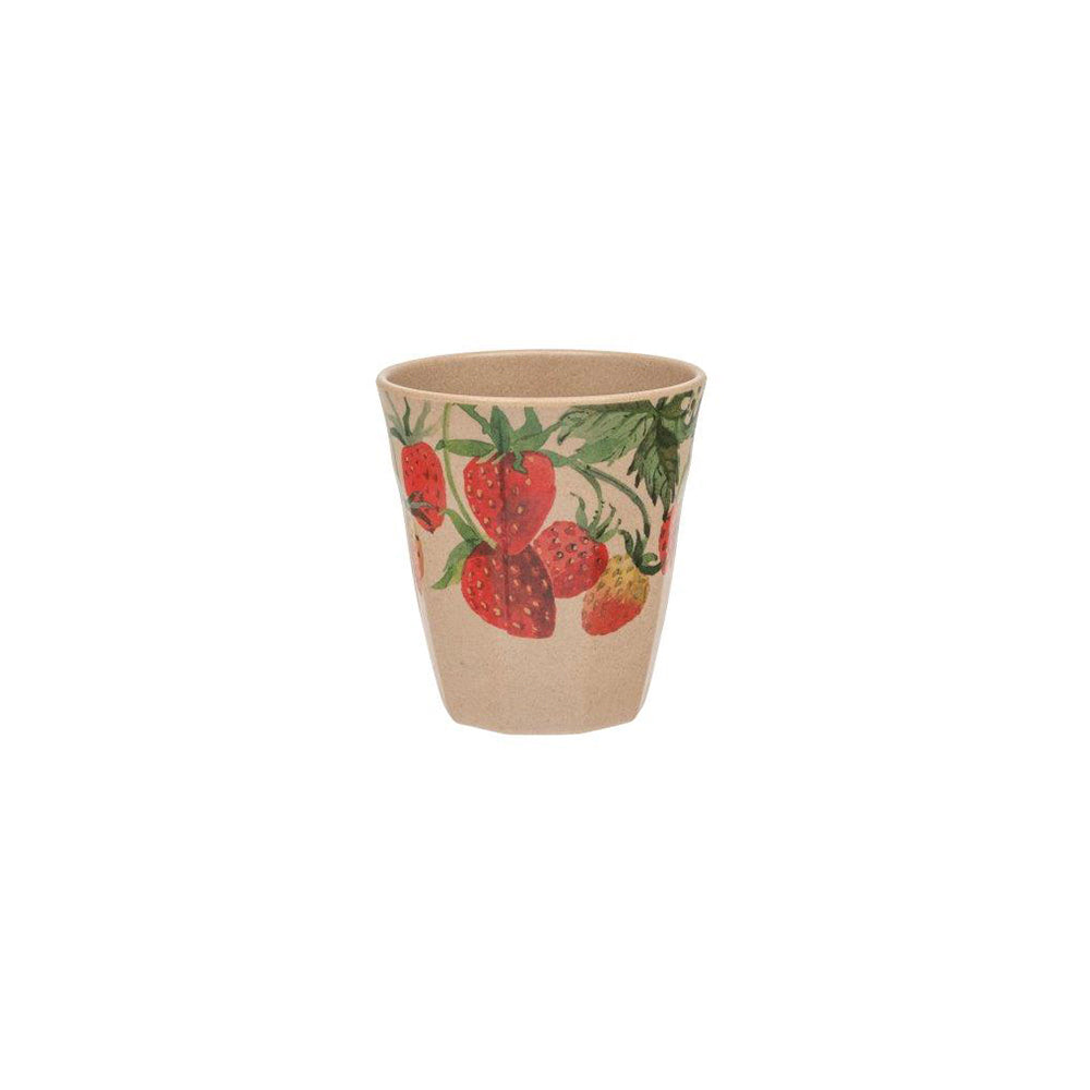 Emma Bridgewater Strawberries Beaker Rice Husk 88(d) x 90mm