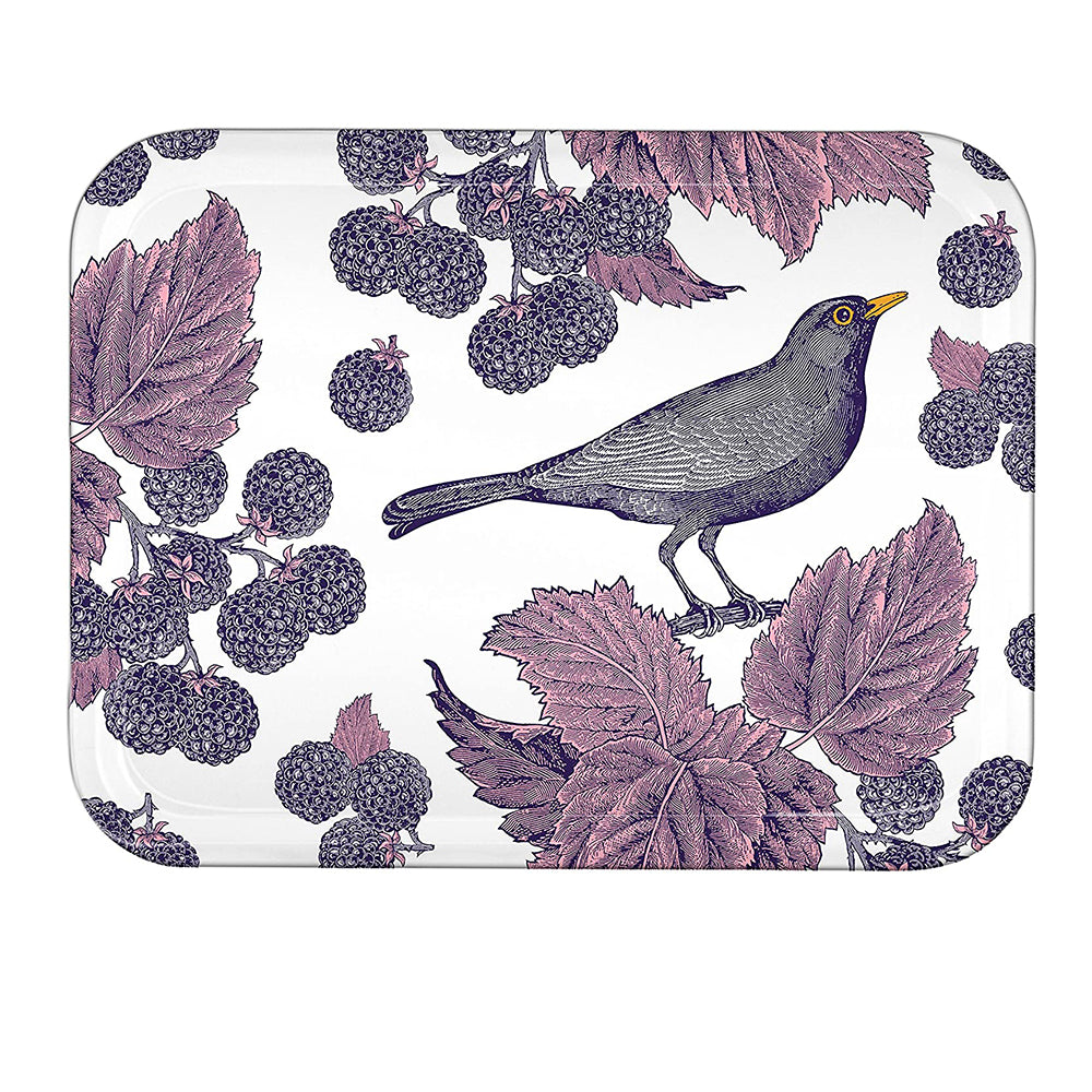 Thornback and Peel Blackbird & Bramble Small Birch Tray 270 x 200mm