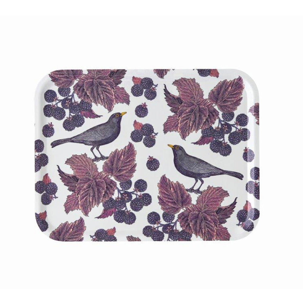 Thornback and Peel Blackbird & Bramble Large Tray Birch 430 x 330mm