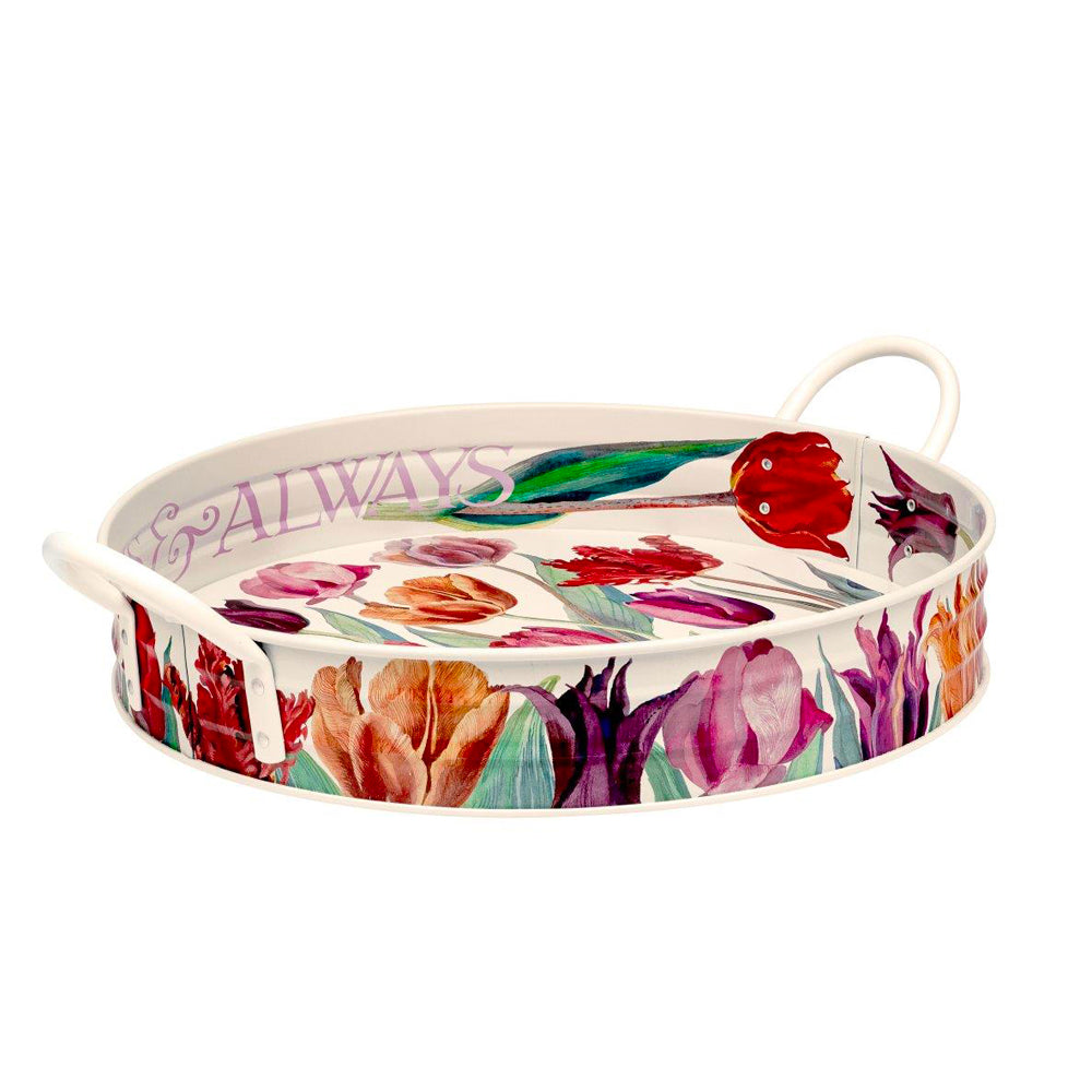 Emma Bridgewater Tulips Large Tray with handles