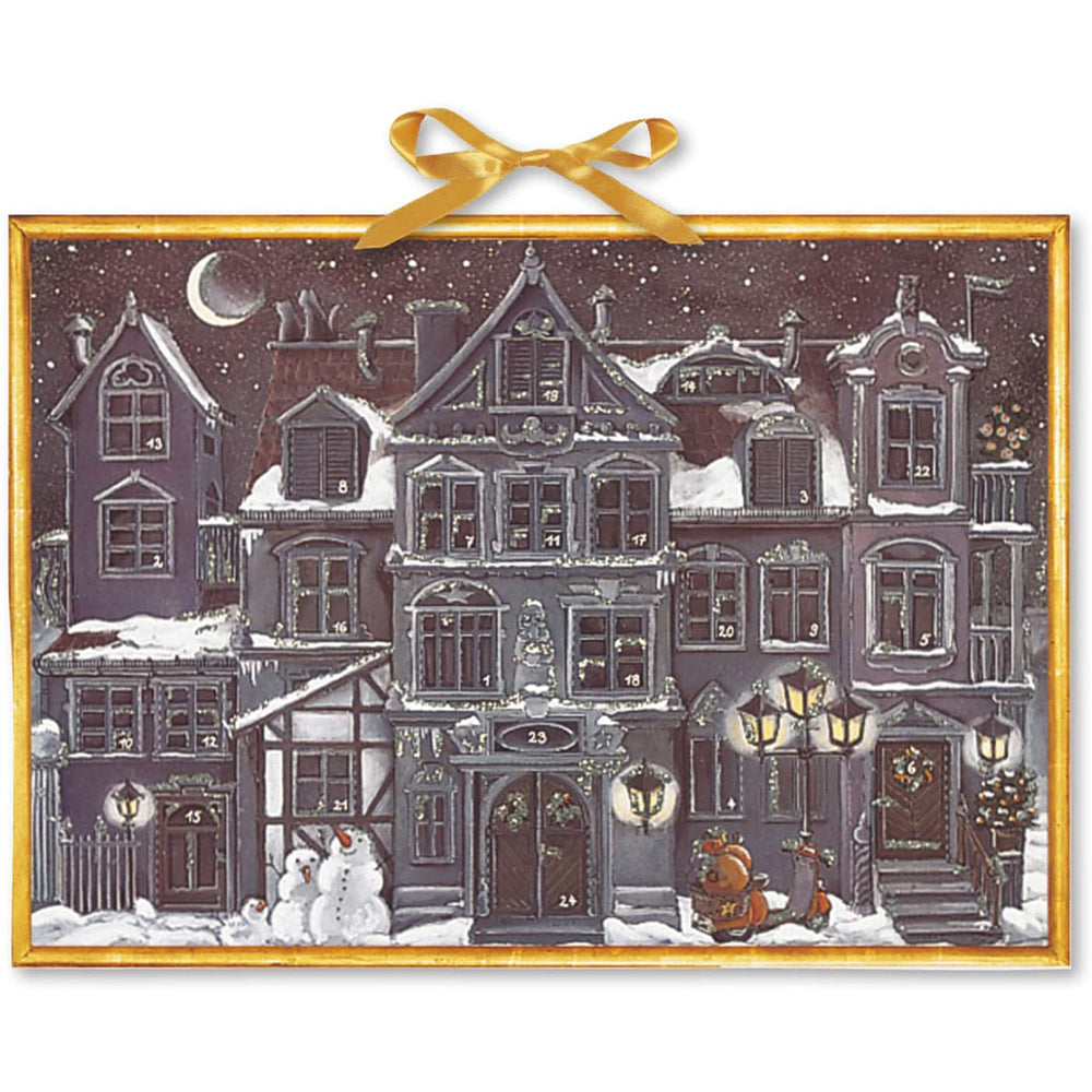 A Christmas Town - The Christmas House at Night Coppenrath Advent Calendar