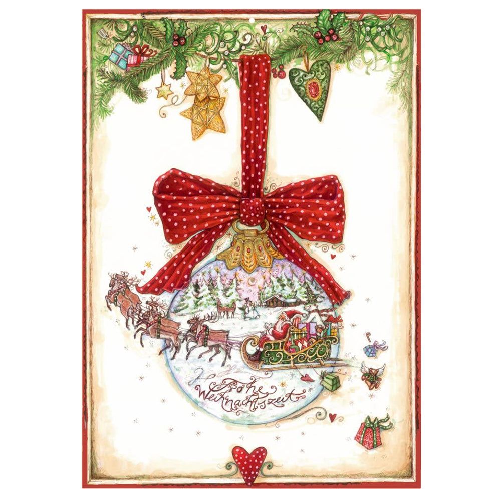 Christmas Tree Bauble Coppenrath Advent Calendar 38 cm 52 cm