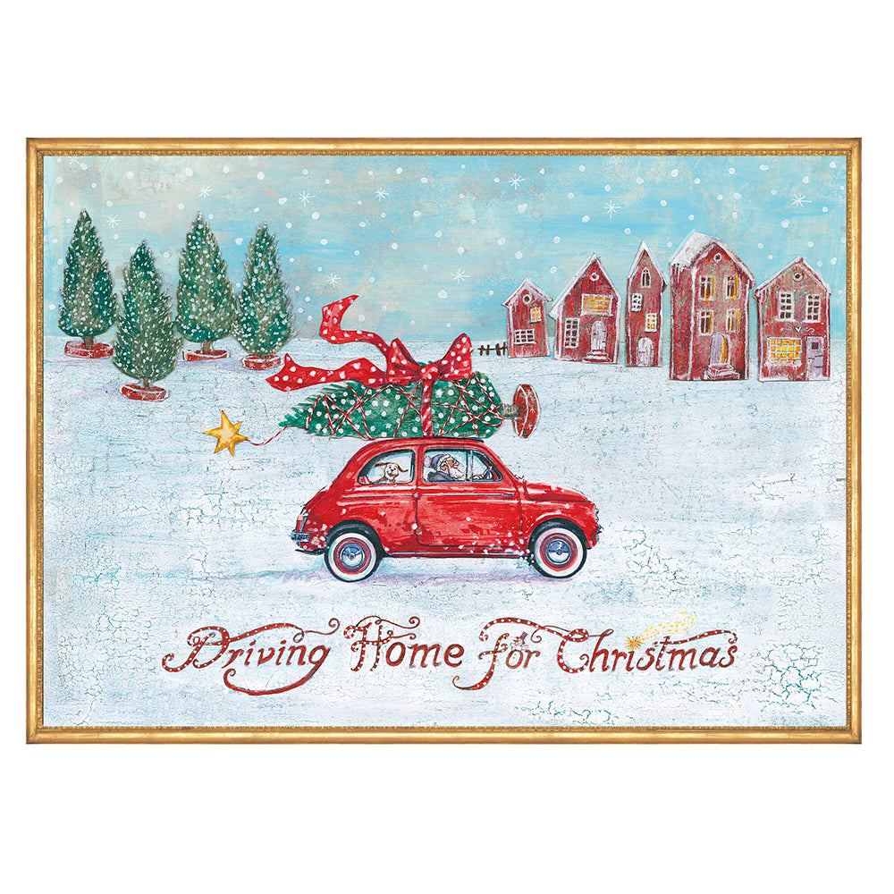 Driving Home for Christmas Coppenrath Advent Calendar 52 x 38 cm Glitter