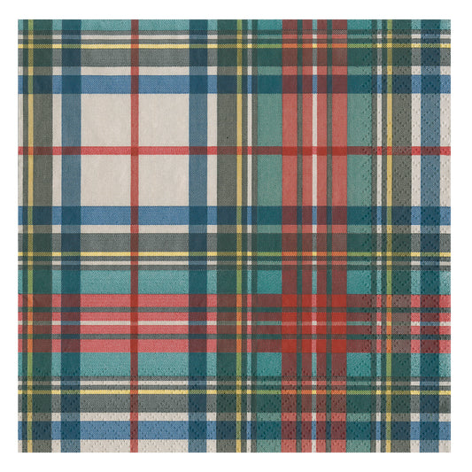 Dress Stewart Tartan Caspari Paper Table Napkins 33 cm square 3 ply lunch napkins