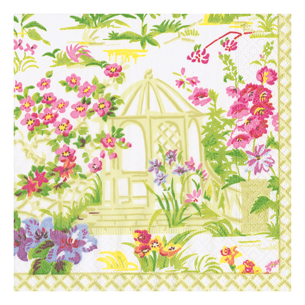 Wedding Gazebo Caspari Paper Table Napkins 33 cm square 3 ply lunch napkins