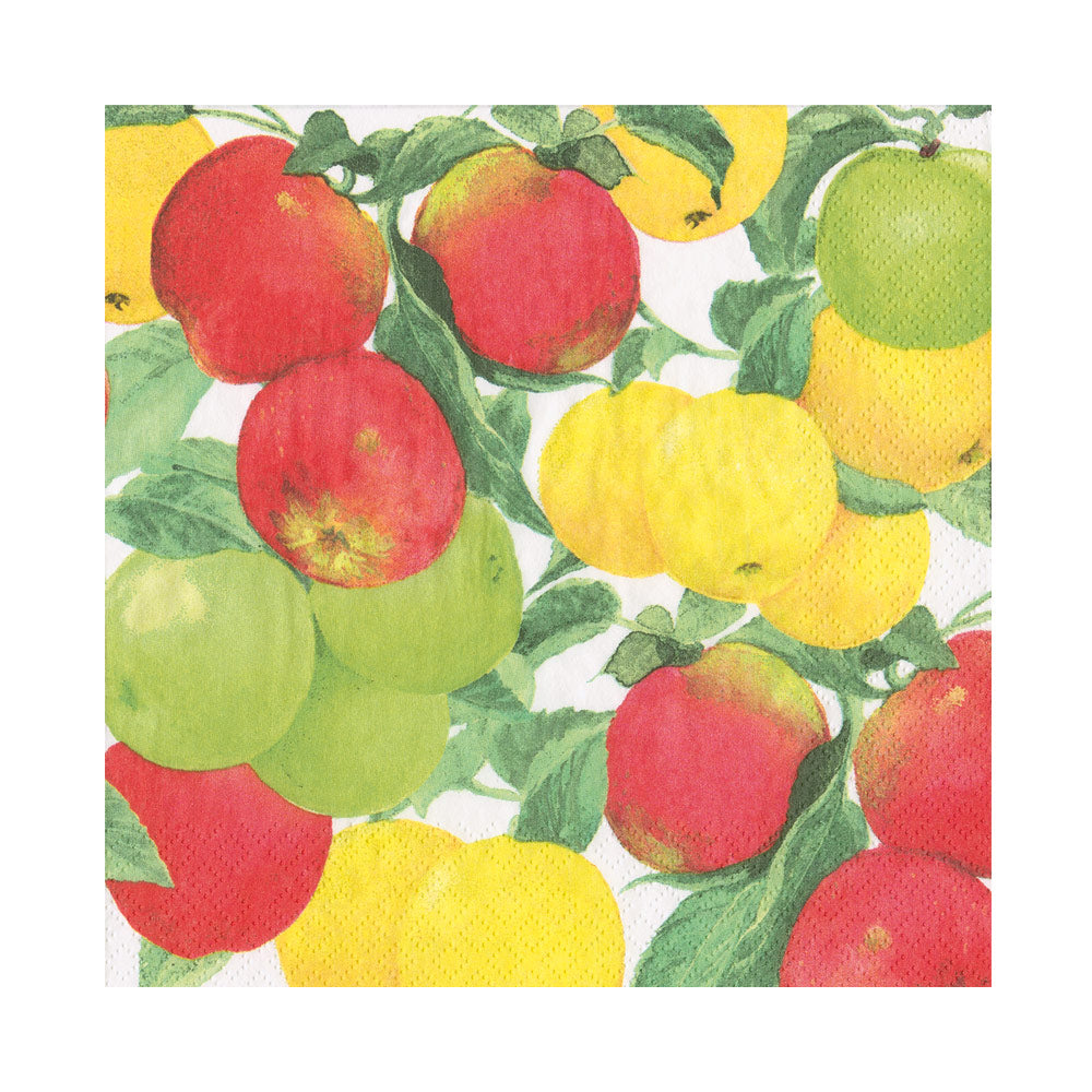 Apples Caspari Paper Table Lunch Napkins 33 cm square 3 ply