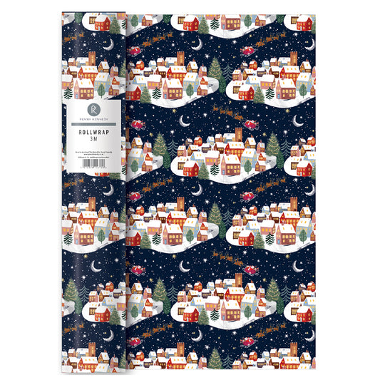 Penny Kennedy Designs Christmas Eve Christmas Roll Wrap 3 m x 70 cm