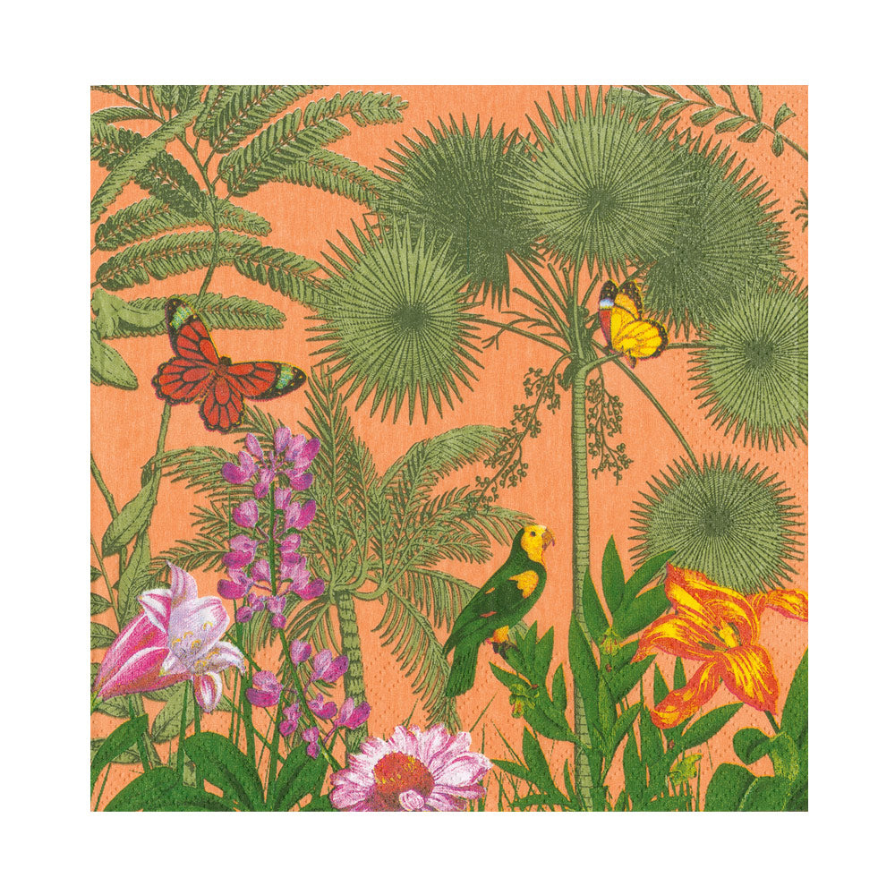Paradise Garden Melon Caspari Paper Table Lunch Napkins 33 cm square 3 ply