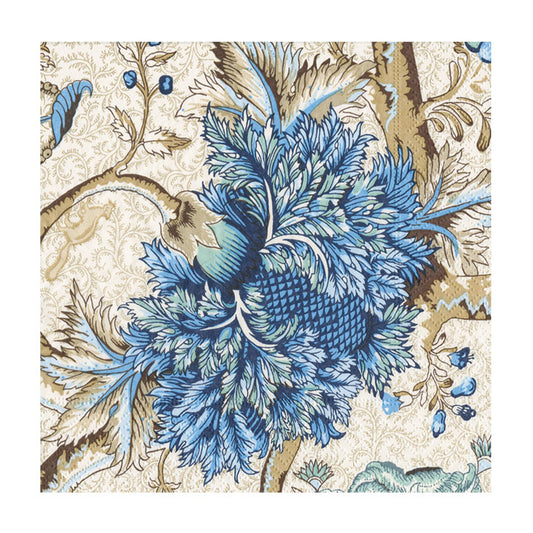 Pondicherry Delft Caspari Paper Cocktail Napkins 25 cm 20 pack 3 ply