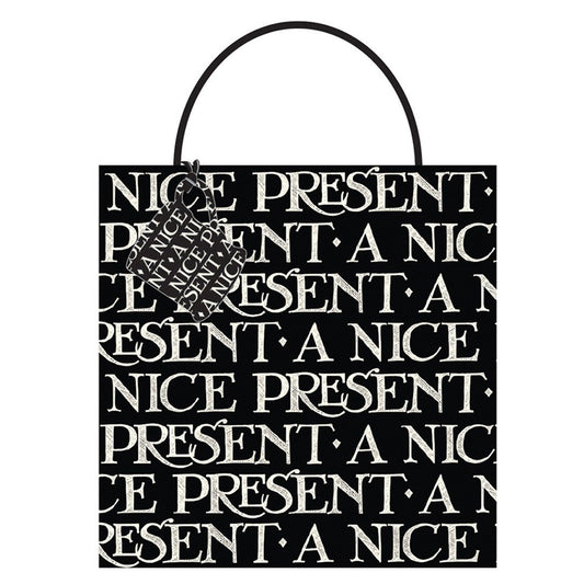 Emma Bridgewater A Nice Present Medium Luxury Paper Gift Bag with tag 220 x 220 x 80 mm