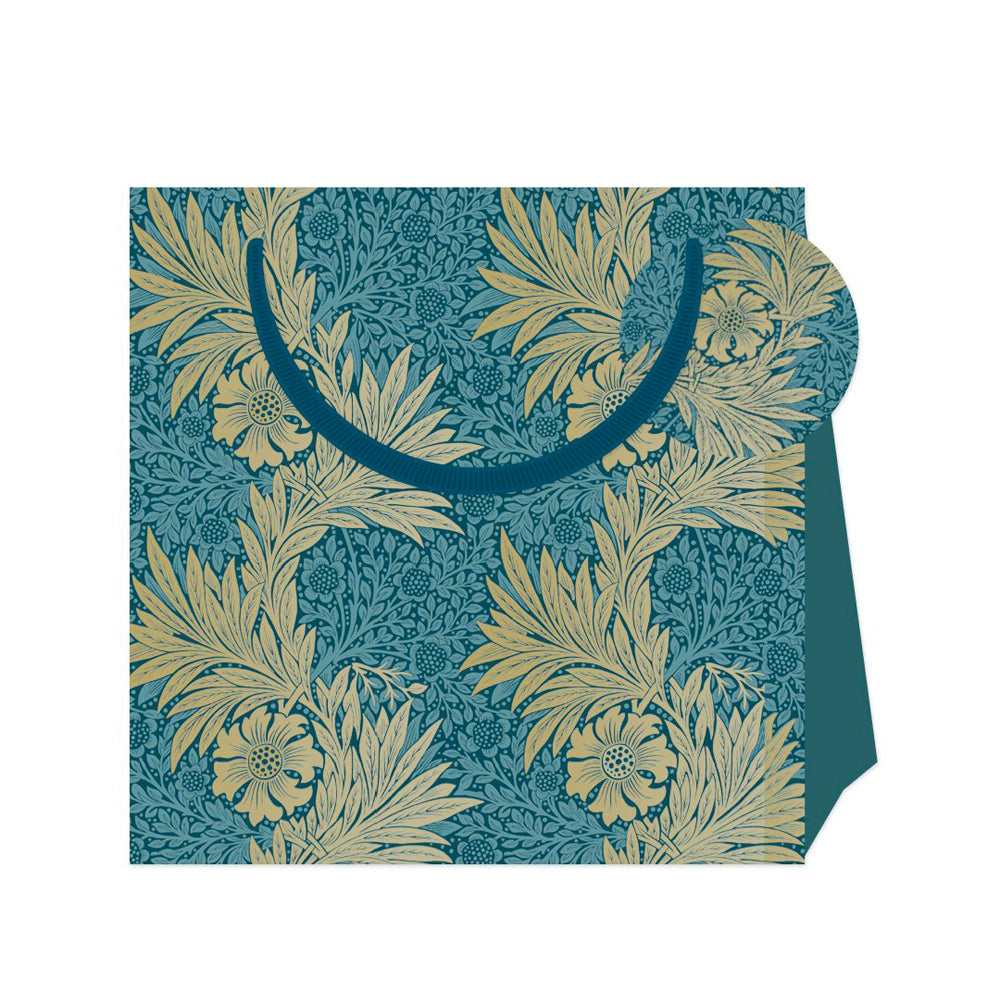 Morris & Co Marigold William Morris Small Luxury Paper Gift Bag, size: 130 x 130 x 70mm