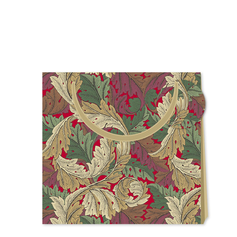 Morris & Co Acanthus William Morris Small Luxury Paper Gift Bag, size: 130 x 130 x 70mm