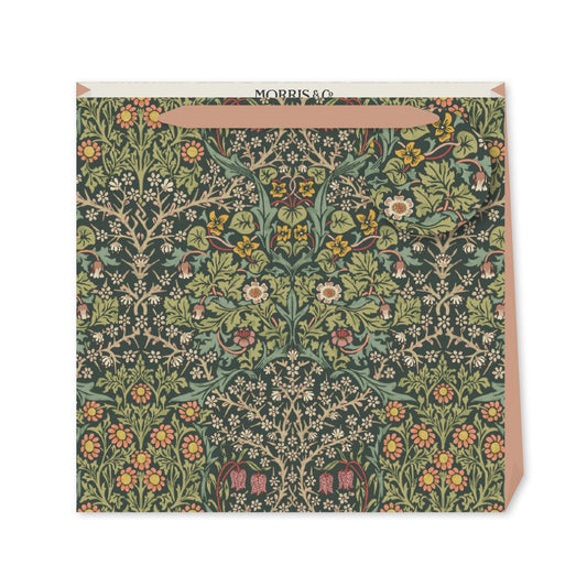 Morris & Co Blackthorn William Morris Medium Luxury Paper Gift Bag with tag 220 x 220 x 80 mm