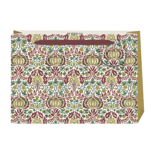 Morris & Co Little Chintz William Morris  Shopper Luxury Paper Gift Bag with tag 365 x 275 x 120 mm