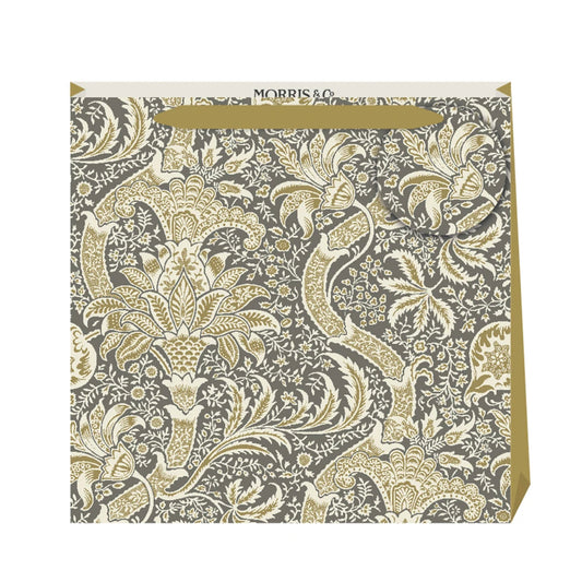 Morris & Co Indian William Morris Small Luxury Paper Gift Bag, size: 130 x 130 x 70mm