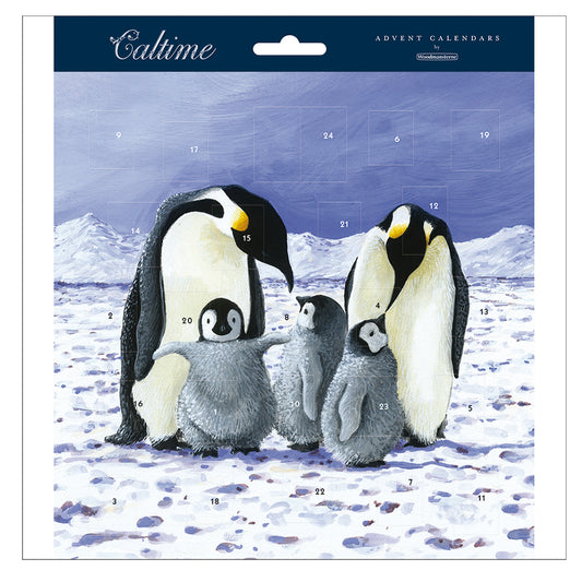 Penguins Happy Family Caltime Advent Calendar 213 x 213 mm