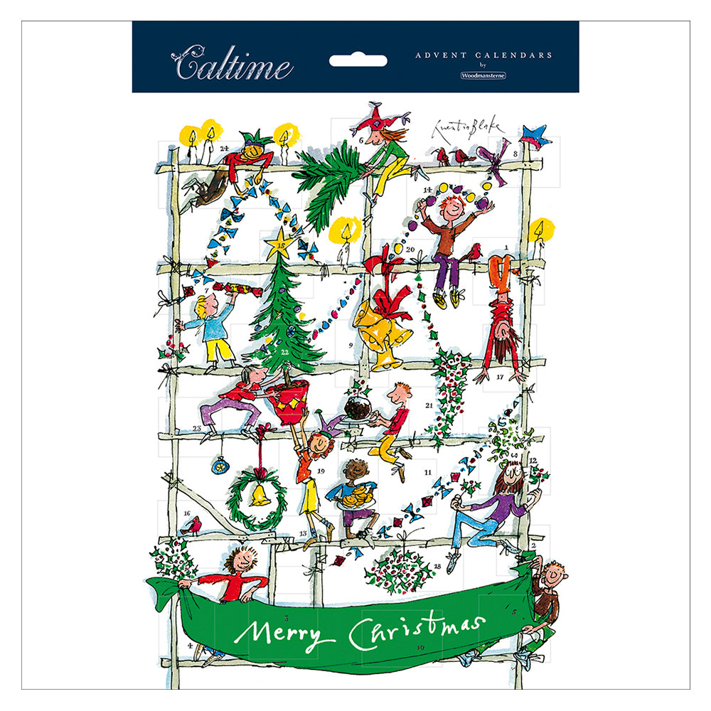 Quentin Blake Merry Christmas Caltime Advent Calendar 245 x 325 mm