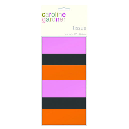 Caroline Gardner Stripe Wrapping Paper 4 sheets 50 x 70 cm