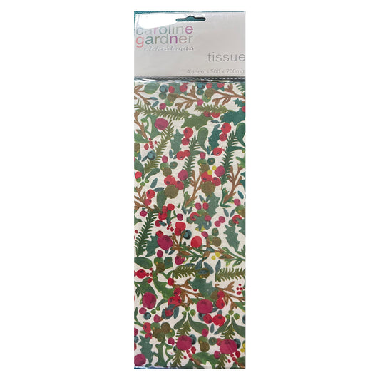 Caroline Gardner Ditsy Xmas Christmas Tissue Wrapping Paper 4 sheets 50 x 70 cm