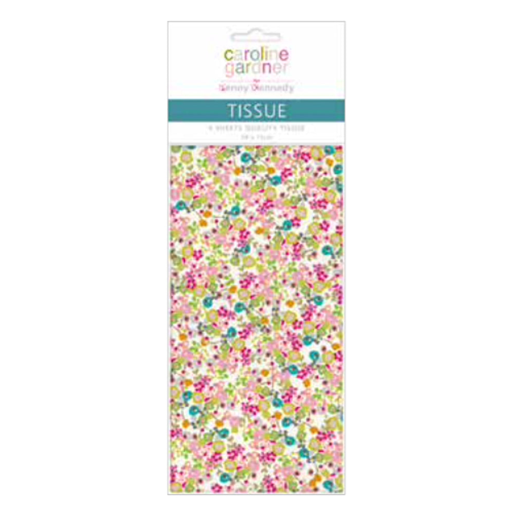 Caroline Gardner Ditsy Floral Tissue Wrapping Paper 4 sheets 50 x 70 cm